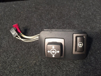 02 03 04 05 BMW 745i 745li E65 E66 Steering Wheel Adlustment & Heat Switch OEM