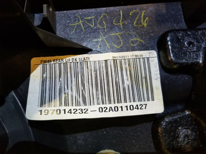 11 12 Dodge Caliber Rear Door Trim Panel Driver Side Left OEM