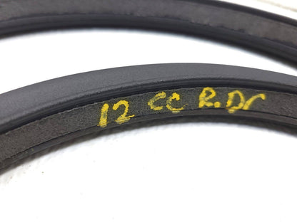 09 10 11 12 Volkswagen Cc Door Weatherstrip Seal Rear Left Driver Side OEM