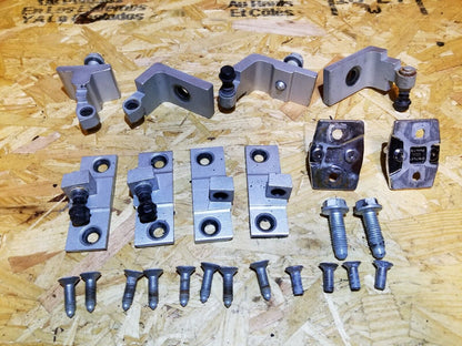 04 05 06 07 BMW 530xi E60 Door Hinge Front & Rear Driver Side Left OEM