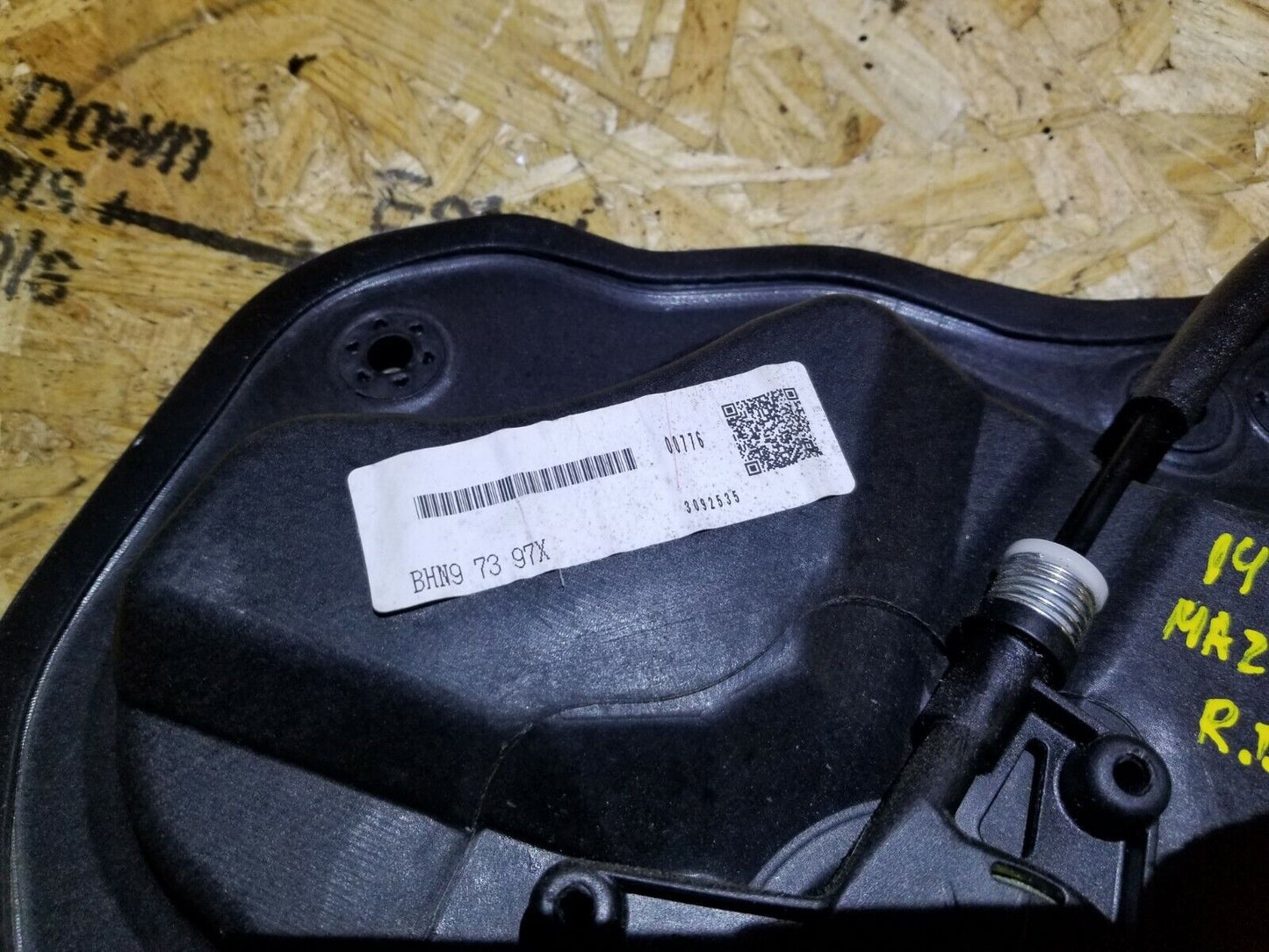2014 2015 2016 Mazda 3 Rear Left Driver Side Door Window Regulator OEM 16k