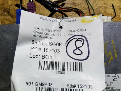 07 2007 08 2008 GMC Acadia Onstar Communication Control Module 25911919 OEM #8