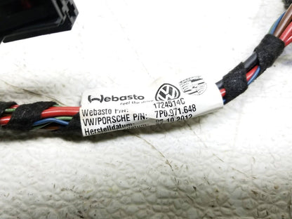 2011 - 2014 Porsche Cayenne 3.6l Sunroof Wire Harness Cable 7p0971648  OEM