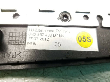 10 11 12 Audi Q5 Rear Left Driver Door Trim Molding OEM 72k Miles