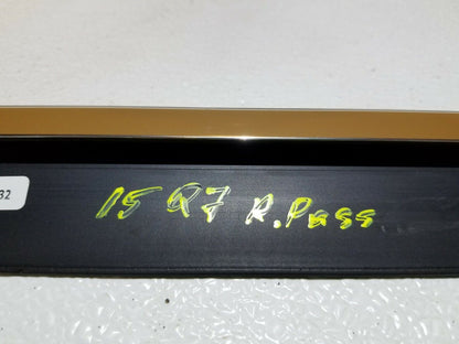 11 12 13 14 15  Audi Q7 Pass Side Rear Door Window Belt Seal Molding OEM 87k