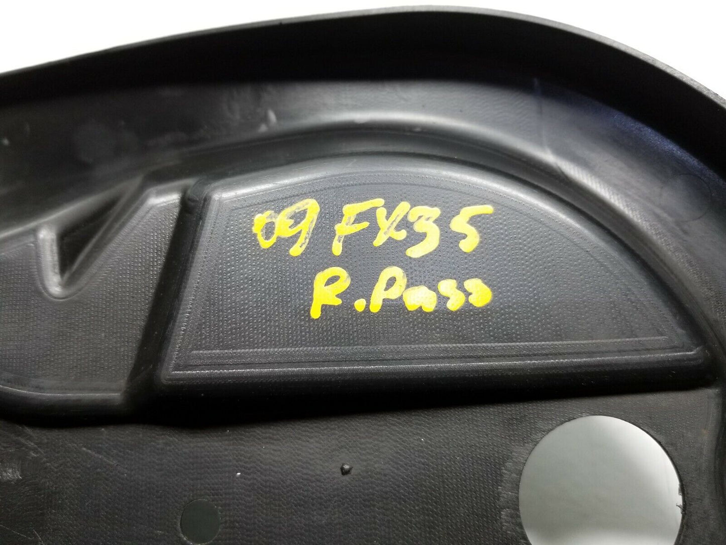 09 10 11 12 Infiniti Fx35 Rear Right Pass Side Difusser Shield OEM
