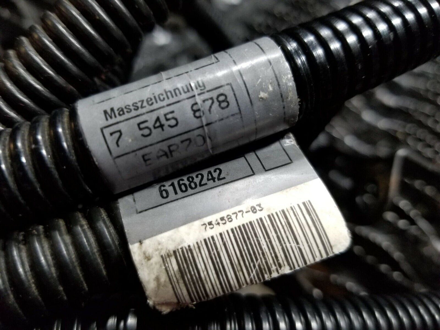 06 07 08 09 10 BMW 650i E63 N62 Engine Starter Battery Cable Wire OEM