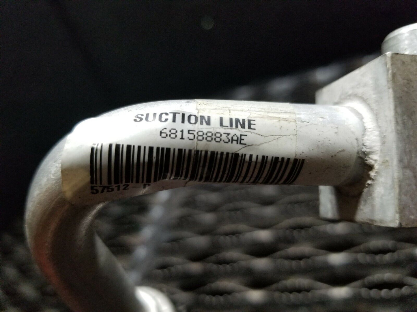 11 12 13 14 Dodge Charger A/c Suction Hose Pipe Line 68158883ae OEM 72k Miles