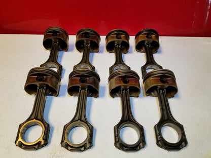 03 04 05 06 Mercedes CL500 Connecting Rod W/ Piston 8pcs OEM M113 5.0l