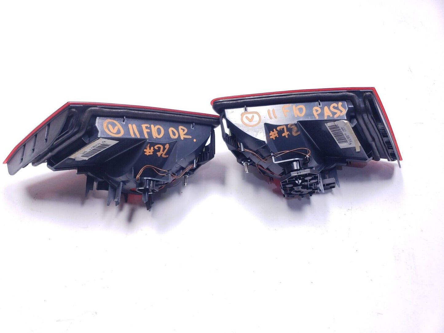 2011-2013 BMW F10 550i 535i Trunk Lid Inner Tail Light Lh&rh 2pcs OEM