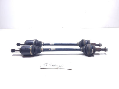 15 - 18 Dodge Challenger Rear Axle Shaft Pair OEM 87k