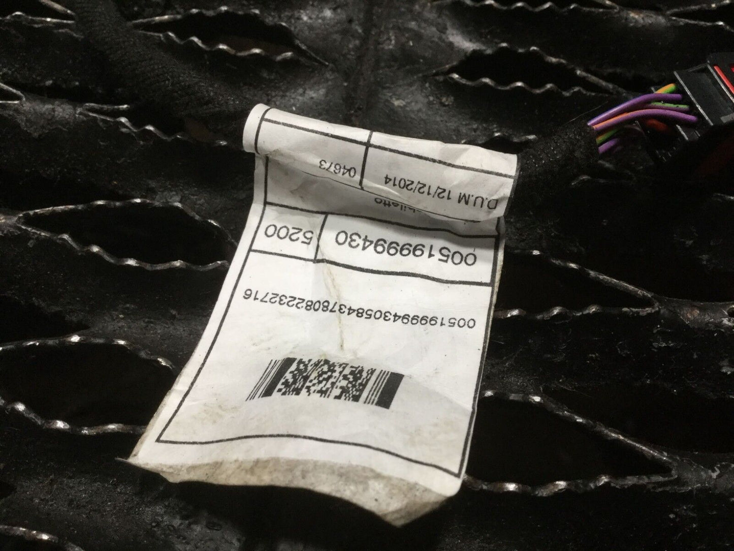 15 16 17 Jeep Renegade Console Wire Harness Loom OEM 7.000 Miles