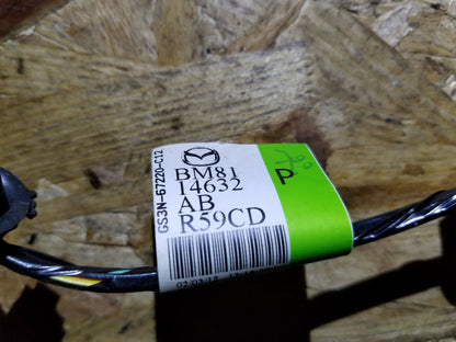 09 10 11 12 13 Mazda 6 Rear Right Passenger Door Wire Harness OEM