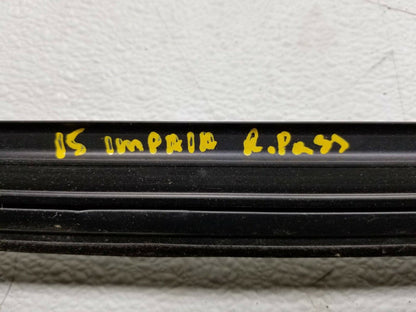 15 16 17 18 Chevy Impala Rear Right Pass Door Window Weatherstrip Seal OEM