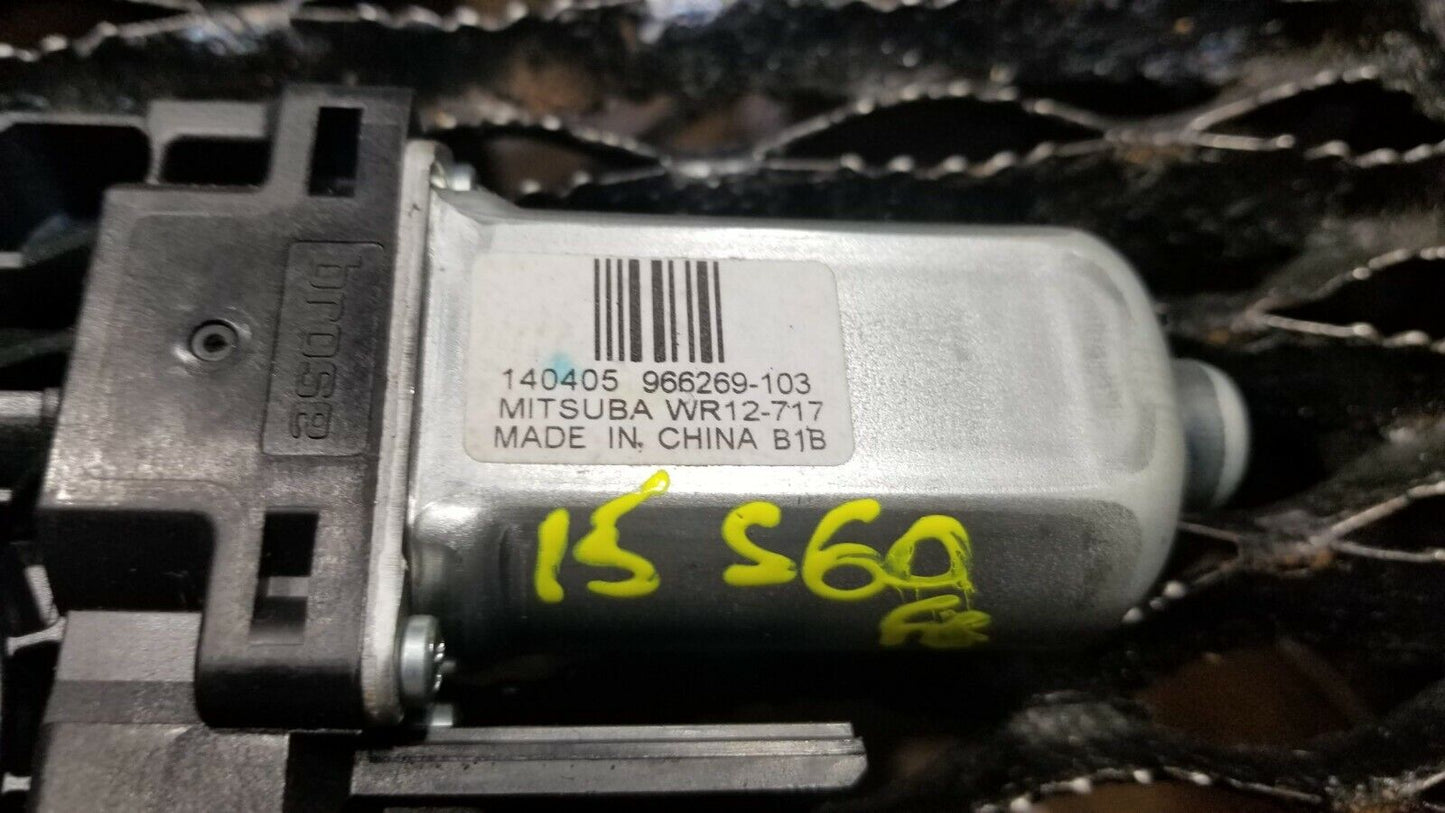 14 15 16 17 Volvo S60 Front Right Passenger Side Window Motor 966269-103 OEM 42k