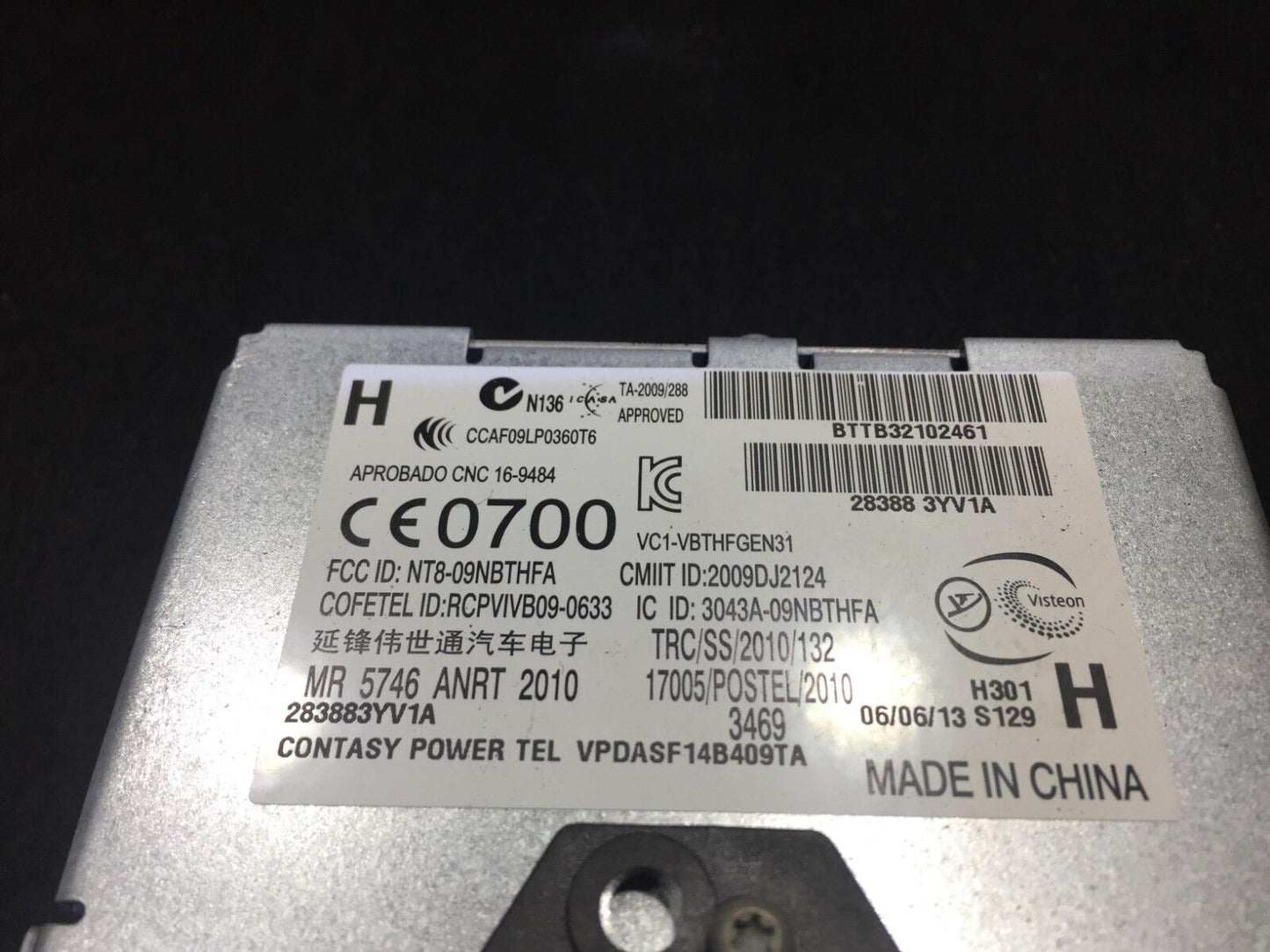 11 12 13 14 Nissan Juke Chassis Ecm Communication Bluetooth 28388-3yv1a OEM D30