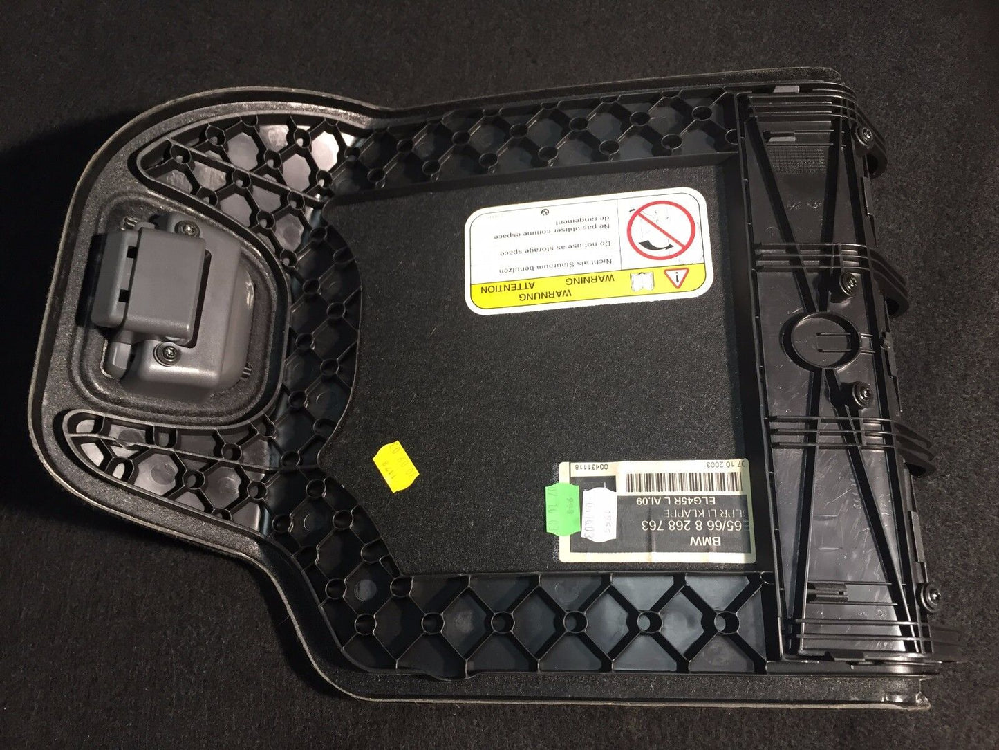 02 03 04 05 BMW E65 Rear Trunk Left Driver Side Liner Panel Lid Cover Door Trim