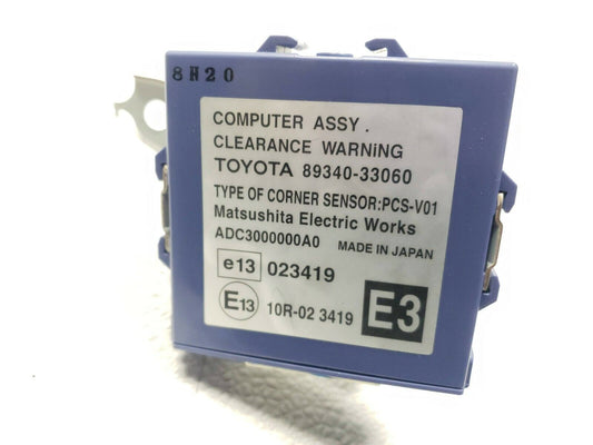 07 08 09 Lexus ES350 Park Assist Control Module 89340-33060  OEM