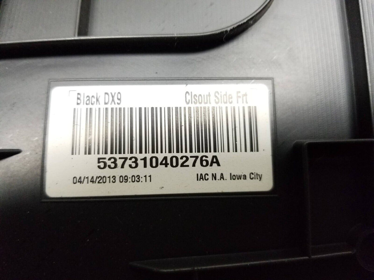 13 14 15 16 Dodge Dart Front Dash Left Driver Filler Access Cover Trim OEM 52k