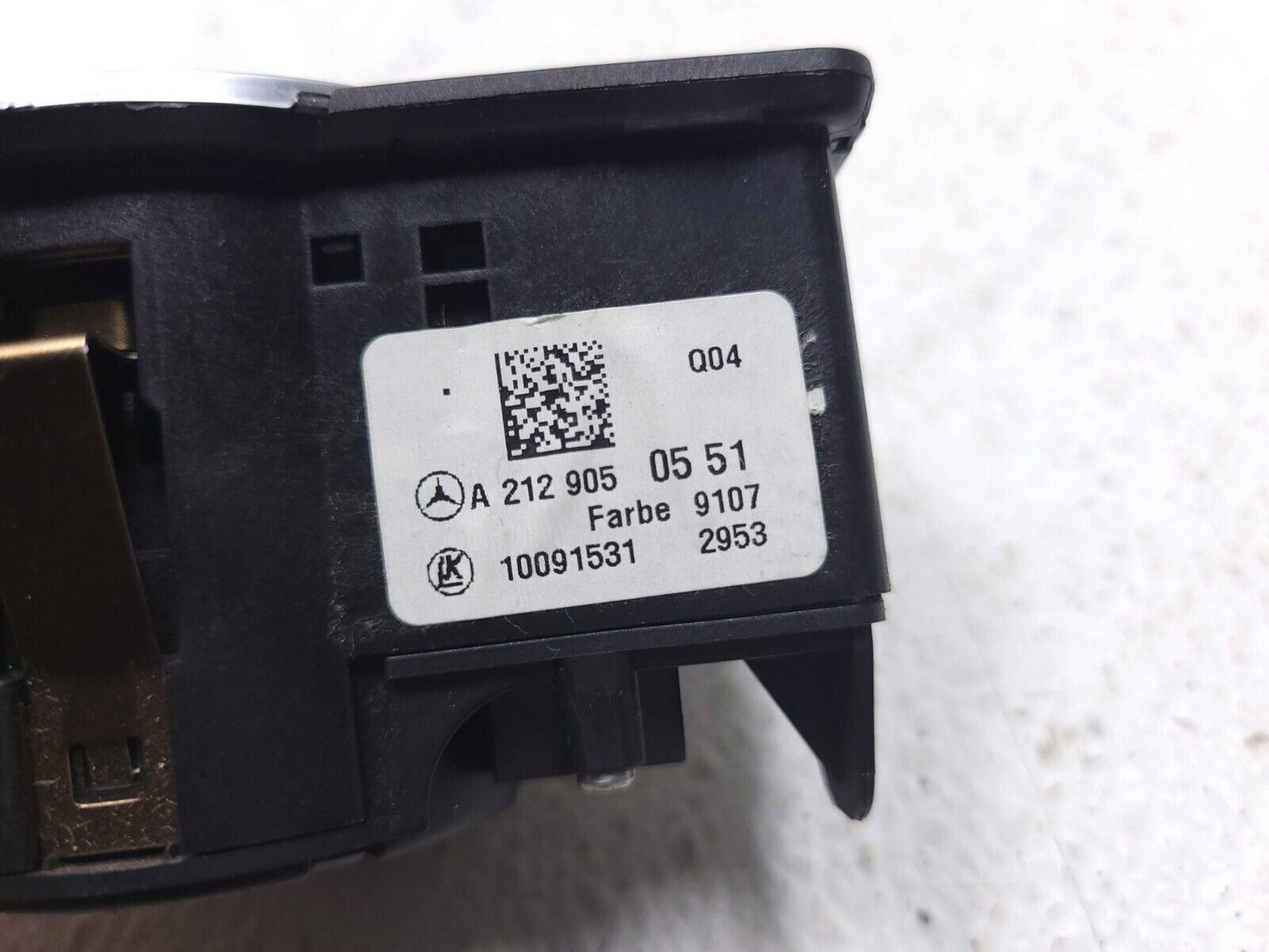 11 - 16 Mercedes E350 W212 Headlight Control Switch OEM