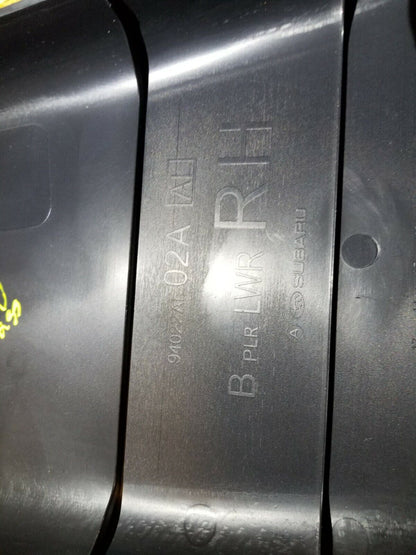 15 16 17 Subaru Legacy Center Lower B Pillar Trim Panel Right Pass Side OEM 10k