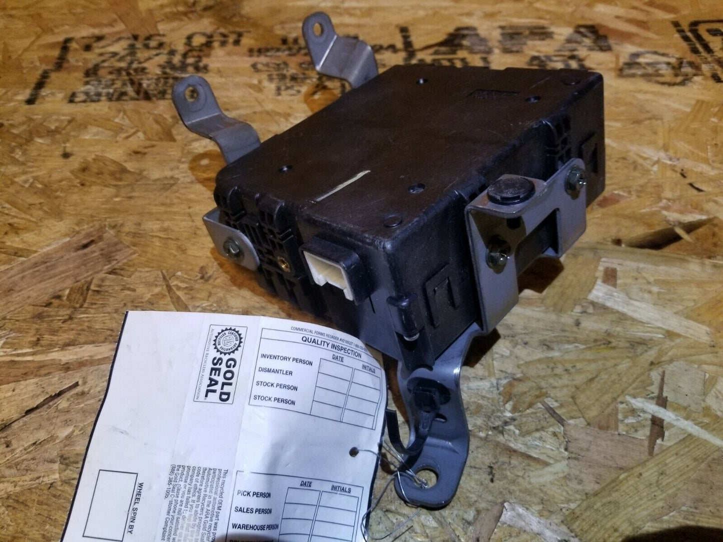2009 Nissan Altima Chassis Ecm ABS Hybrid Capacitor Right Hand Trunk OEM N5