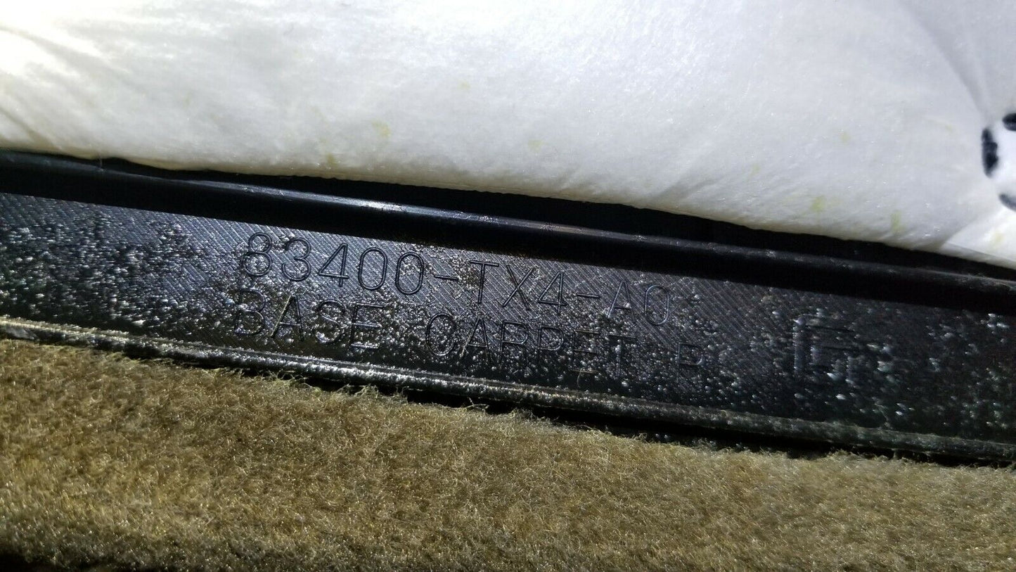 13 14 15 Acura RDX Center Console Panel Liner Carpet Floor Mat Right Pass OEM