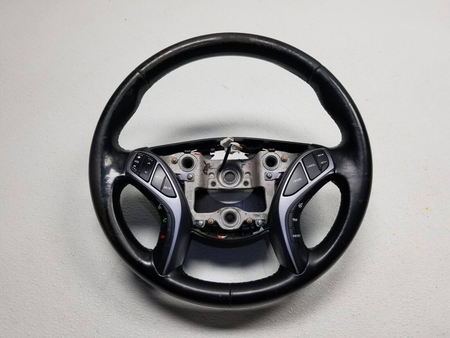 14 15 16 17 Hyundai Elantra Gt Steering Wheel Black Leather OEM