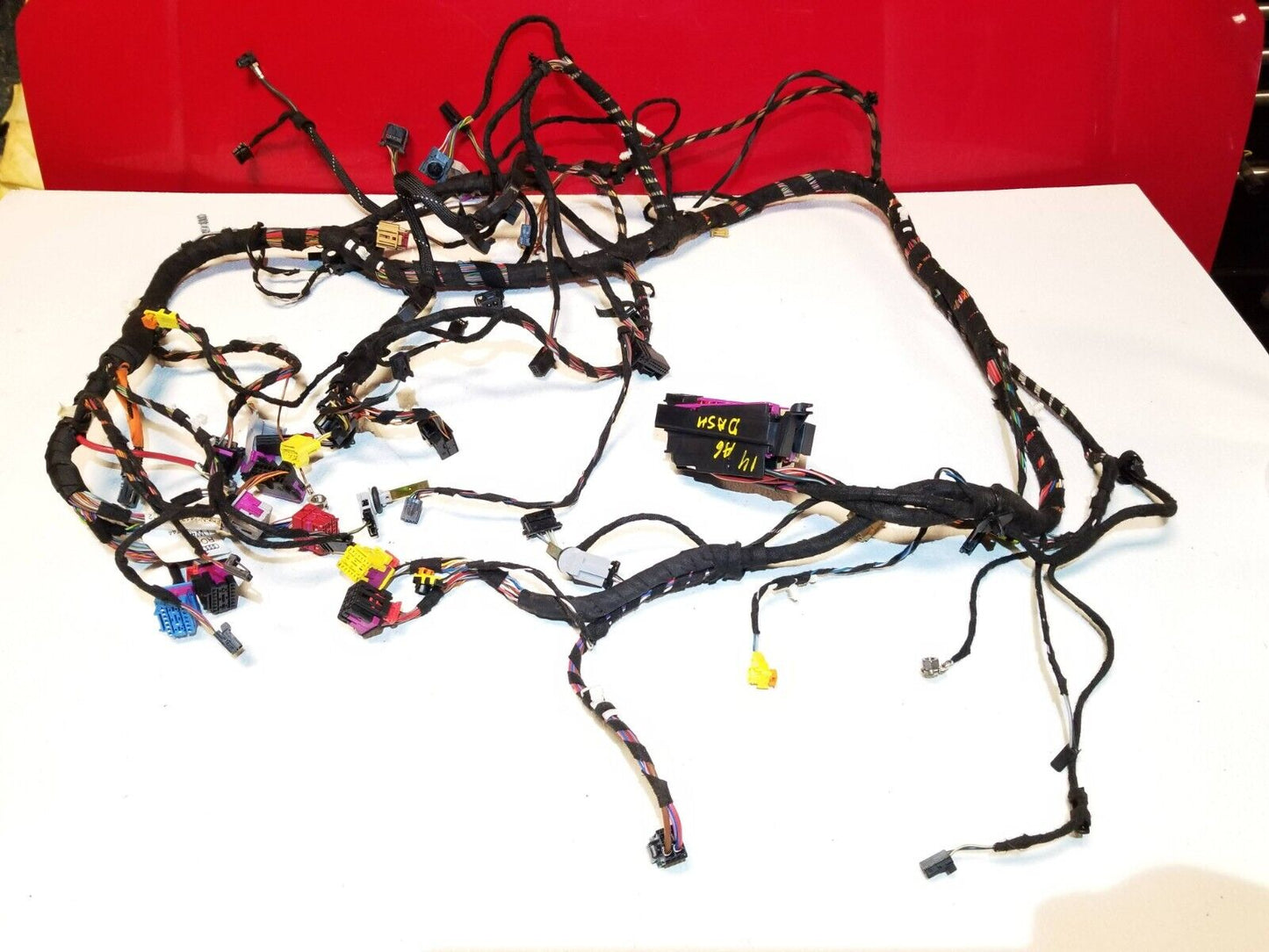 12 13 14 15 Audi A6 3.0t At Dashboard Dash Wire Wiring Harness OEM