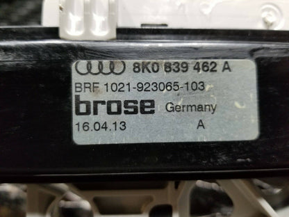 2013 2014 2015 2016 Audi A4 B8 Rear Right Pass Side Door Window Regulator OEM