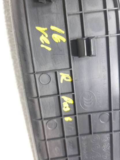 12 13 14 15 16 Hyundai Veloster Rear Door Scuff Plate Trim Passenger Side OEM