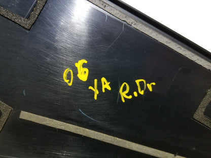 04 05 06 Scion Xa Rear Left Driver Door Garnish Trim Panel OEM