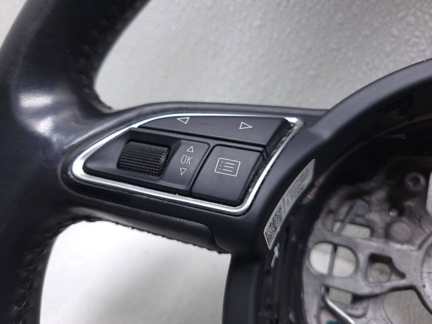 12 13 14 15 16 17 Audi A7 Steering Wheel Black Leather Oem. 4g0419091 S