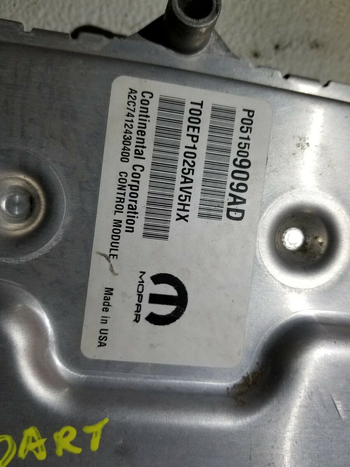 13 14 15 16  Dodge Dart 2.4l Ecu Ecm Engine Control Module 68229523ag OEM 76k
