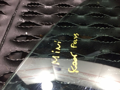07 08 09 10 11 12 13 Mini Cooper Right Pass Side Rear Quarter Glass Window OEM