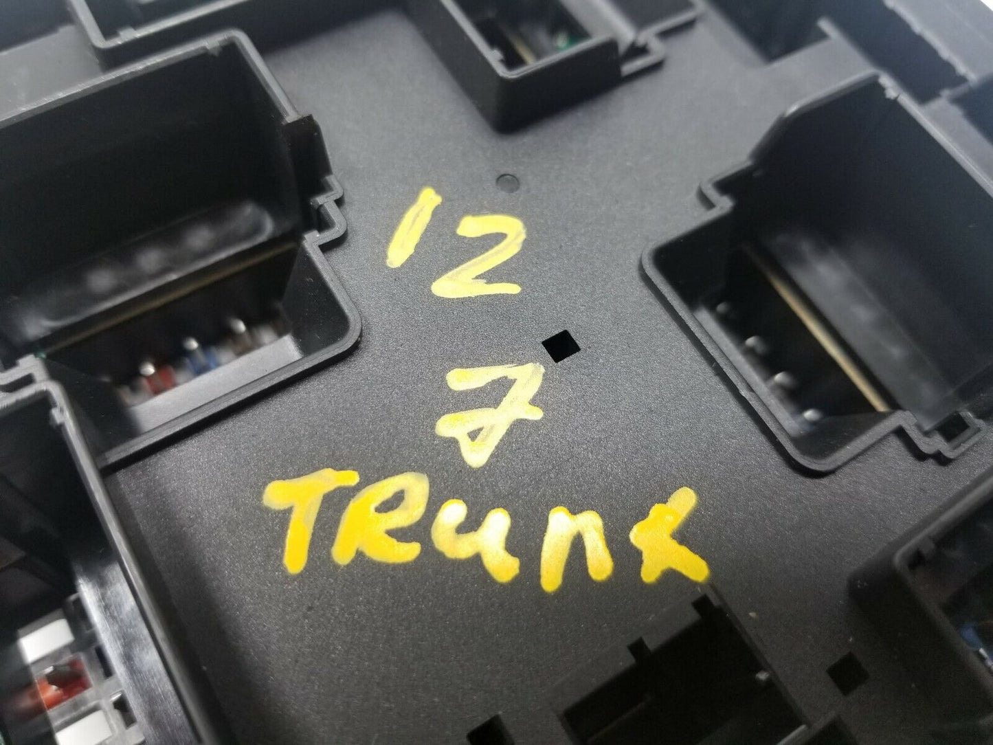 09 10 11 12 BMW 750li Trunk Power Distribution Rear Fuse Box Relay  OEM