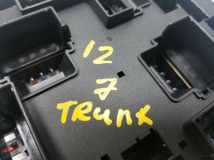 09 10 11 12 BMW 750li Trunk Power Distribution Rear Fuse Box Relay  OEM