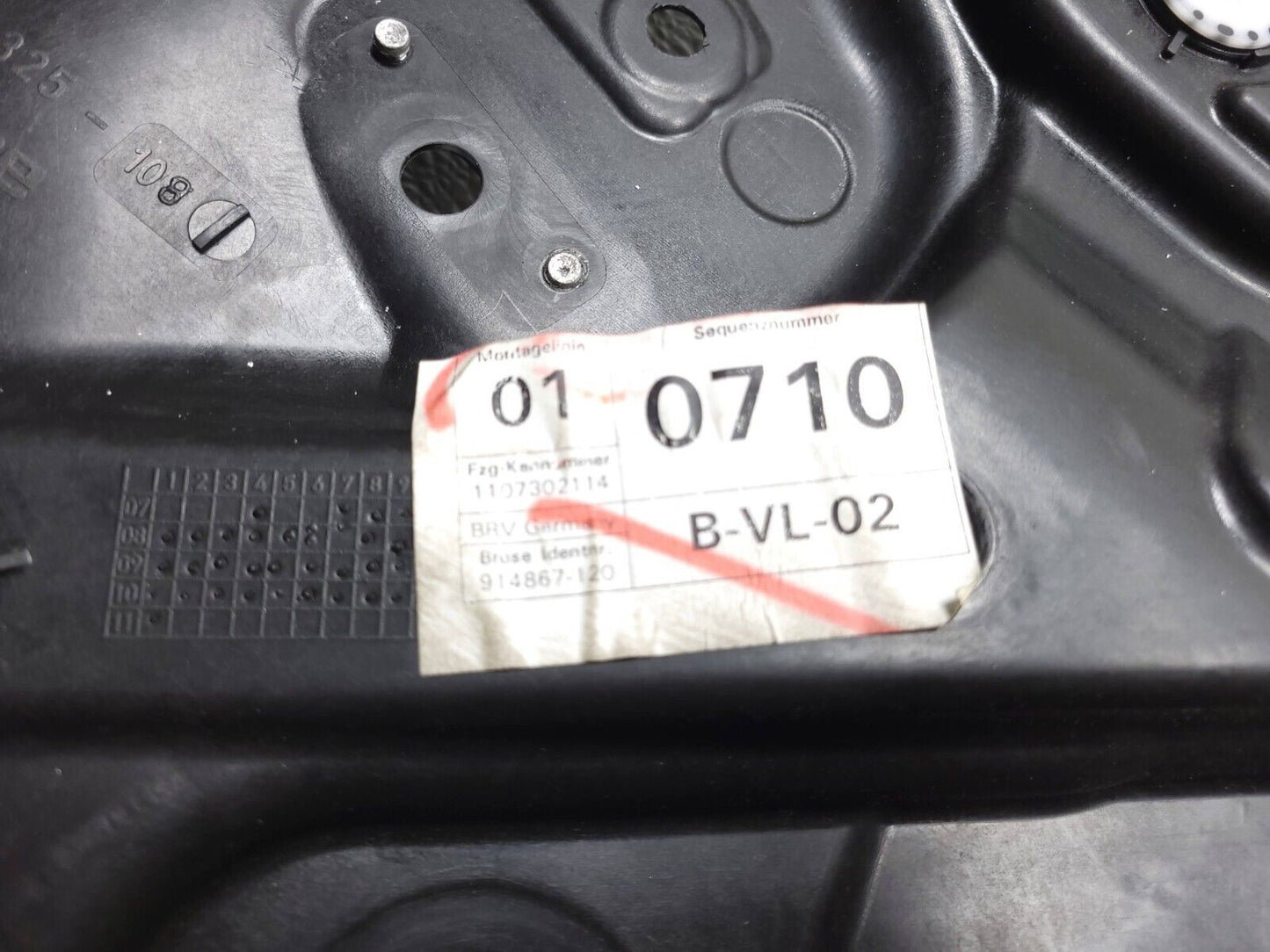 09 10 11 12 Volkswagen Cc Door Window Regulator Panel Front Left Driver Side OEM
