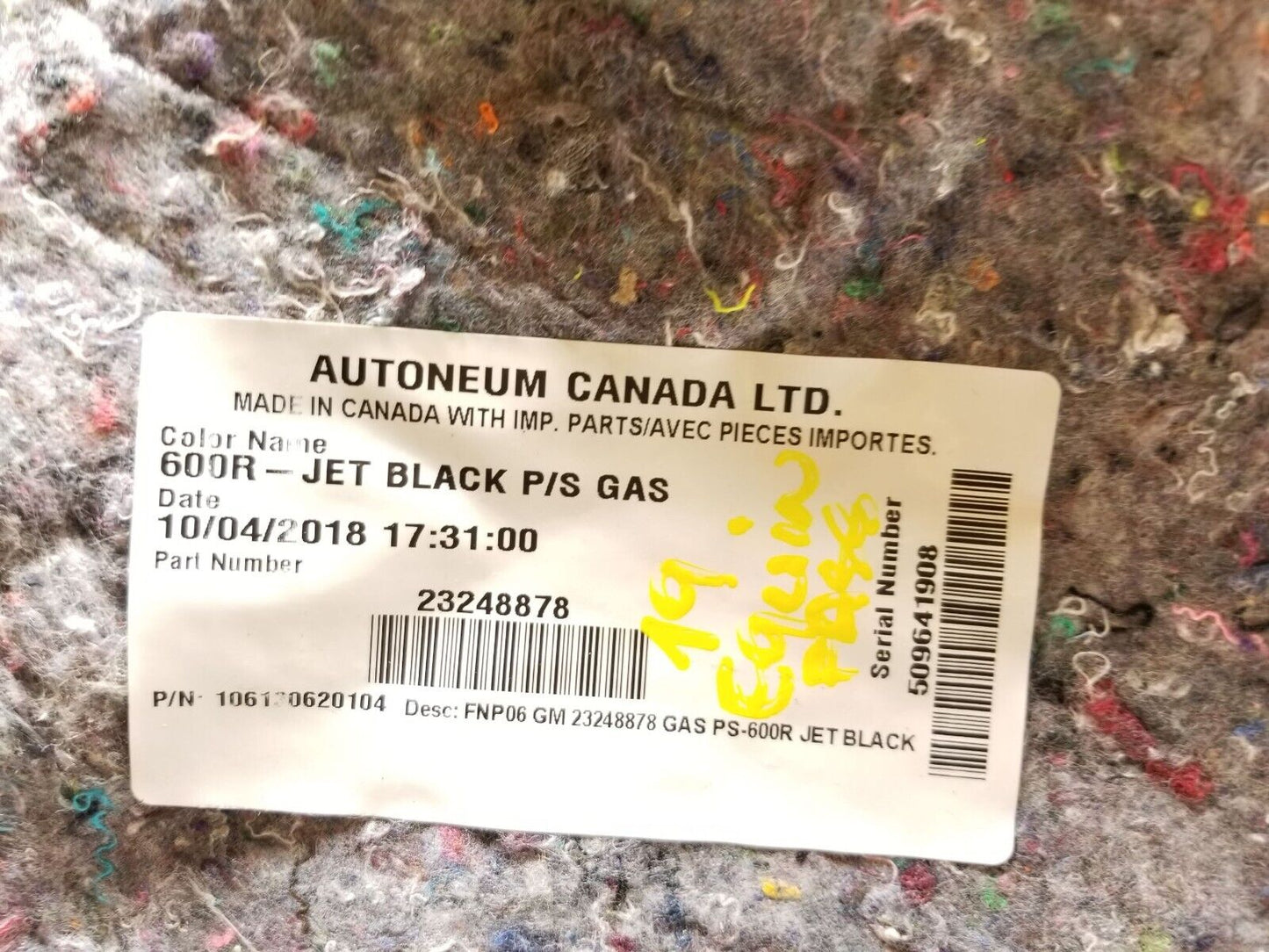 18 19 20 21 Chevrolet Equinox Front Floor Carpet Mat Left & Right Pair OEM