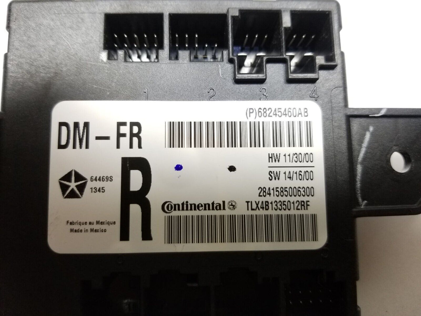 15 16 Chrysler 300 Front Right Passenger Door Control Module 68245460ab OEM 42k