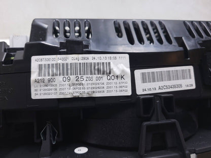 11 - 16 Mercedes E350 W212 Speedometer Instrument Gauge Cluster OEM