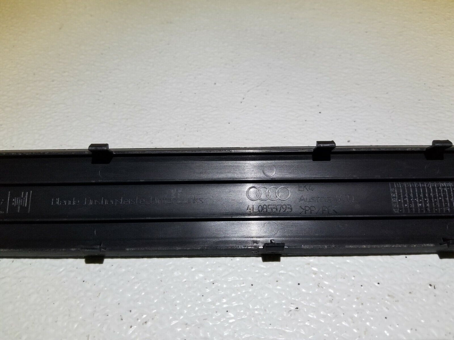 11 12 13 14 15  Audi Q7 Scuff Sill Plate Trim Rear Driver Side OEM 87k Miles