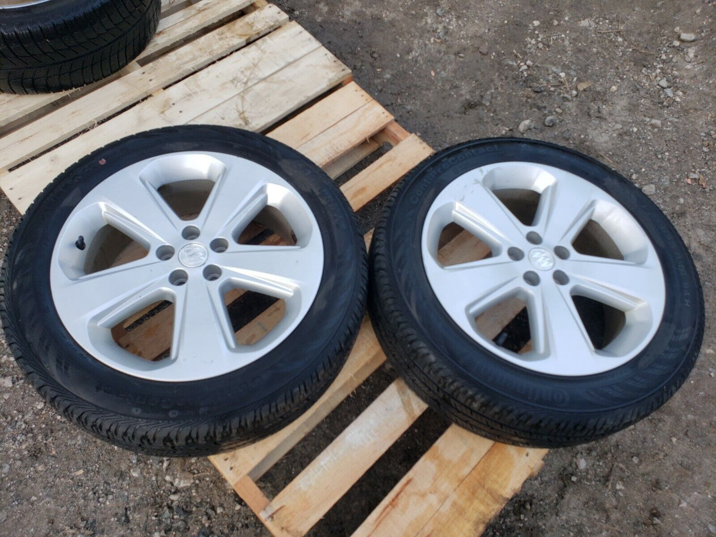 14 15 16 17 18 Buick Encore 18" Wheel Rim W/ Tire Conti 215/55r18 8/32" 2pcs OEM