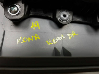 18-21 Hyundai Kona Rear Door Trim Panel Left Driver Side OEM 29k Miles