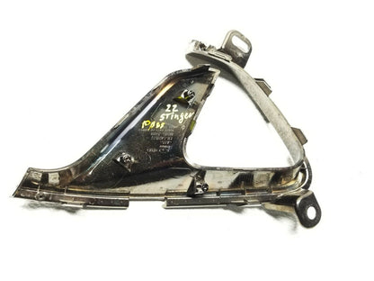 21 22 Kia Stinger Front Bumper Right Pass Side Chrome Grill Trm 86565-j5600 OEM