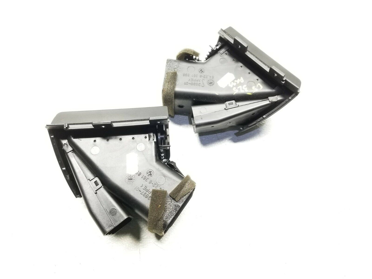 01 02 03 04 05 BMW E46 Dash Air Vent Left & Right Pair OEM 125k Miles