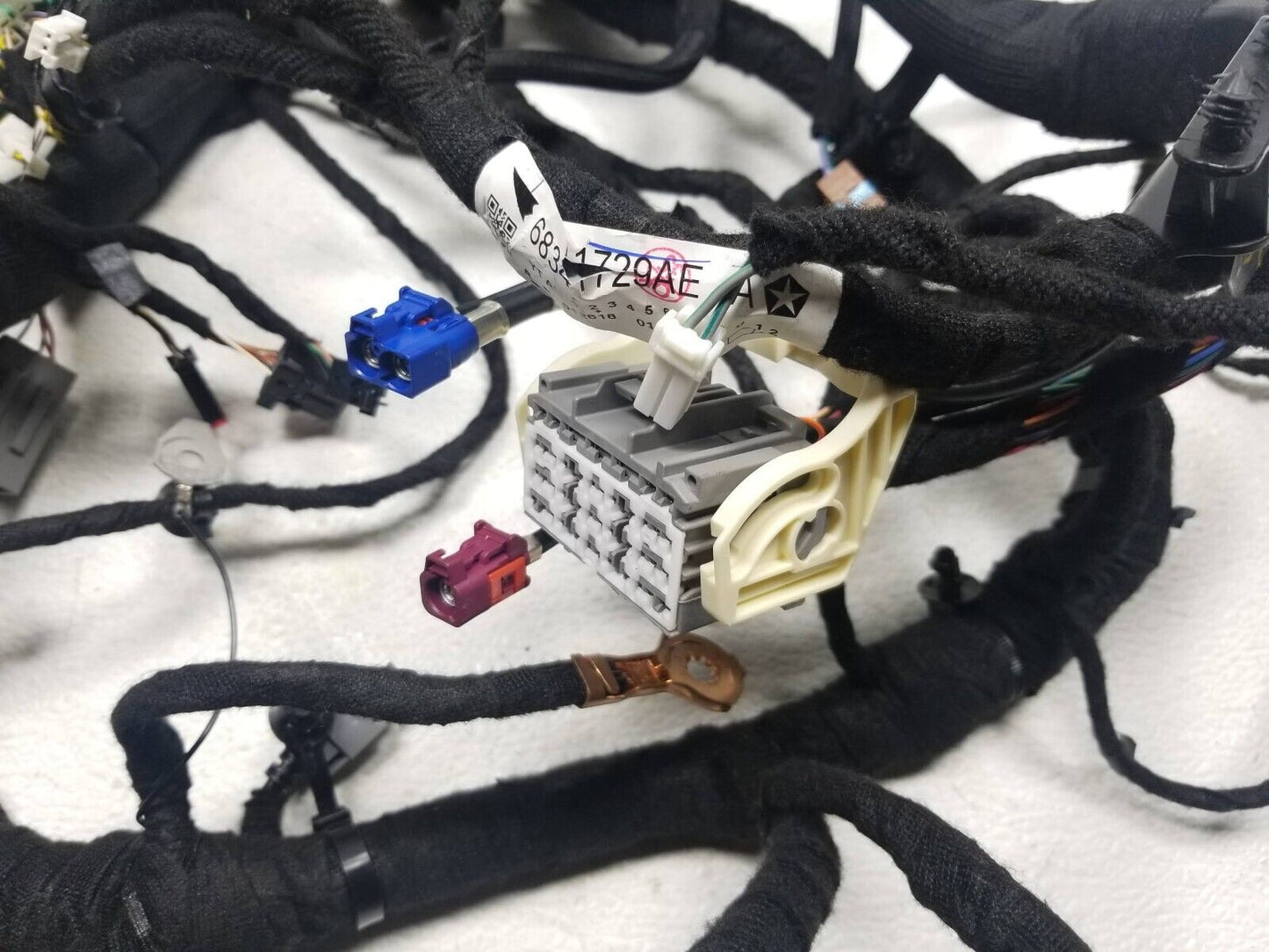 15 16 17 18 Dodge Challenger Dash Wire Harness OEM 36k Miles
