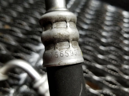 06 07 08 09 10 BMW 650i E63 N62 Engine Oil Cooler Pipe Line Upper OEM