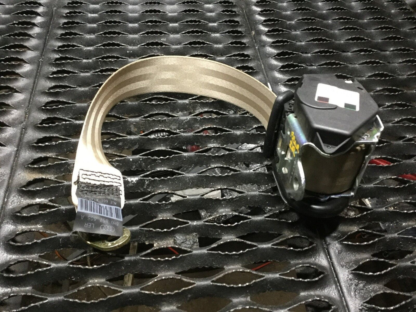 03 04 05 06 Audi A4 B6 Rear Left Seat Belt Retractor OEM