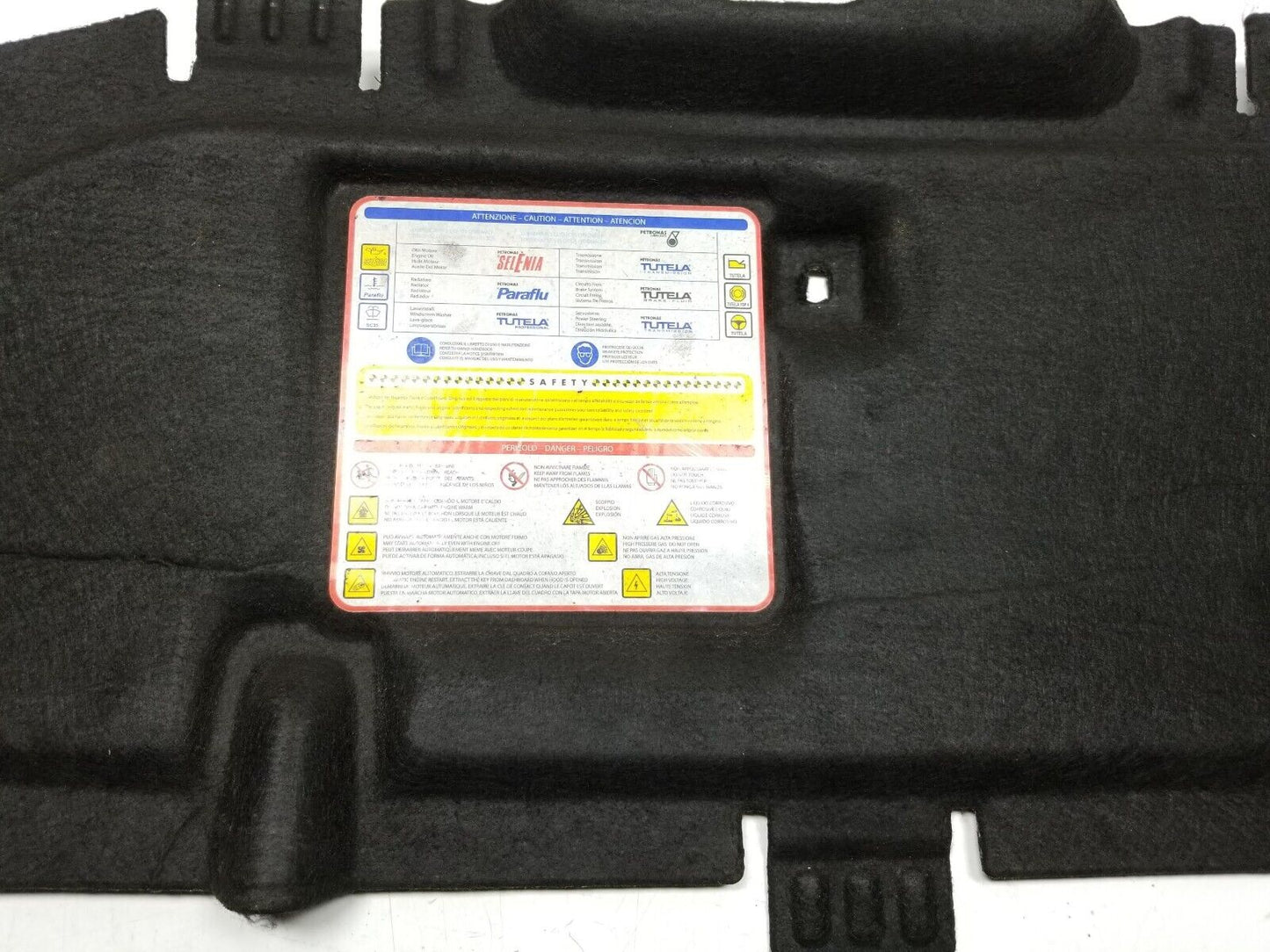 14 15 16 17 Fiat 500l  Hood Bonnet Insulator Heat Mat OEM